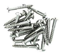 No.12 x 1.58 (5.5mm x 40mm) Slot Pan Wood Screw - Stainless Steel (A2) (Pack of 20)