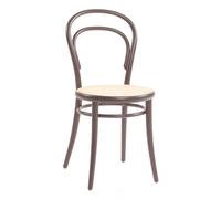 No 14 Dining Chair Rattan/Coffee