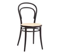 No 14 Dining Table Chair Rattan/ Black