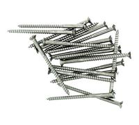 No.14 x 1.18 (6.0mm x 30mm) Slot Raised Countersunk Wood Screw - Stainless Steel (A2) (Pack of 20)