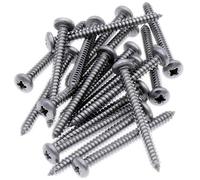 No.14 x 1.25 (6.3mm x 32mm) Pozi Pan Self-Tapping Screw - Stainless Steel (A2) (Pack of 20)