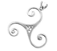 No 163 triskele pendant made of sterling silver 925