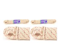 No.2 (6mm) - Quality Everlasto Traditional Redspot Waxed Cotton Sash Cord (6MM x 10M) (Pack of 2)