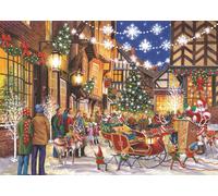 The House of Puzzles Santa Switch Jigsaw - 1000 Piece Jigsaws For Adults, Artist Illustrated, Scenic Landscape, Deluxe Puzzle Gifts