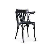No 25 Dining Chair With Armrests Black