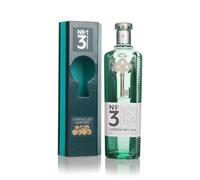 No.3 London Dry Gin With Gift Box, Voted Best Gin in The World 4 Times, Great For Cocktails Including Martini, Cocktail Mixer for Negroni, Gin & Tonic & Tom Collins, 46% ABV,70cl