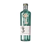 No. 3 London Dry Gin, Award-Winning Gins, 46% ABV, 70cl | Voted Best Gin in The World 4 Times, Great for Cocktails, Tonic, Martini, G&T, Negroni, Tom Collins, Gift Set