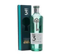 No.3 London Dry Gin With Gift Box, Voted Best Gin in The World 4 Times, Great For Cocktails Including Martini, Cocktail Mixer for Negroni, Gin & Tonic & Tom Collins, 46% ABV,70cl