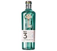 No.3 Organic London Dry Gin, Award-Winning Gins, 46% ABV, 70cl