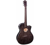 No.3 Sitka Spruce/Maple Cutaway Black Electro: Acoustic Guitar