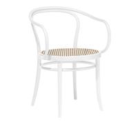 No 30 Dining Chair Rattan/ White