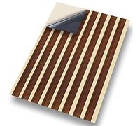 No 30 Wood Skirting 8ft: NEW SELF ADHESIVE Dolls House Wallpaper : 1/12th scale Sheet Size : 12. 1/12” wide x 8.3/4” high (318mm x 225mm) Superior “Non see through” Semi Matt Vinyl Coverings that can be applied instantly over existing papers or directly on to any smooth surface - substantial thickness !