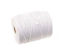 No.4 (4mm) Everlasto Bleached Cotton Piping Cord Spool - 0.5KG 1KG (1KG SPOOL)
