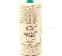 No.4 (4mm) Everlasto Natural Cotton Tubular Banding Cord - 0.5KG 1KG (1KG Spool)
