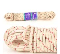 No.5 (8.5mm) Quality Everlasto Traditional Redspot Waxed Cotton Sash Cord (8.5MM x 10M)