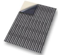 No 56 Roof Tile Grey Slate: NEW SELF ADHESIVE Dolls House Wallpaper : 1/12th scale Sheet Size : 12. 1/12” wide x 8.3/4” high (318mm x 225mm) Superior “Non see through” Semi Matt Vinyl Coverings that can be applied instantly over existing papers or directly on to any smooth surface - substantial thickness !