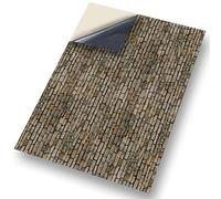 No 59 Brick Wall Victorian: NEW SELF ADHESIVE Dolls House Wallpaper : 1/12th scale Sheet Size : 12. 1/12” wide x 8.3/4” high (318mm x 225mm) Superior “Non see through” Semi Matt Vinyl Coverings that can be applied instantly over existing papers or directly on to any smooth surface - substantial thickness !