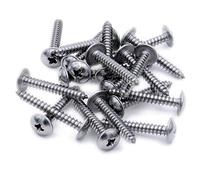 No.6 x 1.25 (3.5mm x 32mm) Pozi Flanged Self-Tapping Screw - Stainless Steel (A2) (Pack of 20)