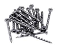 No.6 x 1.25 (3.5mm x 32mm) Pozi Pan Self-Tapping Screw - Stainless Steel (A2) (Pack of 20)