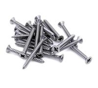 No.6 x 1.5 (3.5mm x 38mm) Pozi Countersunk Self-Tapping Screw - Stainless Steel (A2) (Pack of 20)