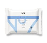 No 7 Biodegradable Cleansing Wipes 30 Pack - Makeup Remover Facial Wipes for Waterproof Makeup, Face Cleanser, Gentle Daily Cleansing Wipes, Plastic Free, Fragrance Free