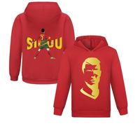 NO.7 Football Kit Jumpers for Boys Girls 2023 Football Hoodie with 2 Sides Prints (Red,7-8 Years,7 Years,8 Years)