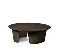 No 7 Lounge Coffee Table Ø90 Low Dark Oiled Oak/Solid