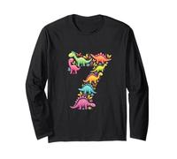 No. 7 Made of Dinosaurs Long Sleeve T-Shirt