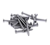 No.7 x 1.5 (3.9mm x 38mm) Pozi Countersunk Self-Tapping Screw - Stainless Steel (A2) (Pack of 20)