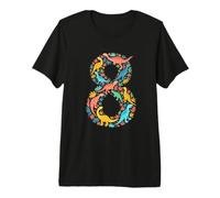 No. 8 Made of Dinosaurs Premium T-Shirt