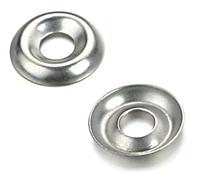 No. 8 Screw Cup Washers A2 Stainless Steel To Fit Countersunk Screws/Bolts - 20 Pack