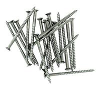 No.8 x 1.18 (4.0mm x 30mm) Slot Raised Countersunk Wood Screw - Stainless Steel (A2) (Pack of 20)