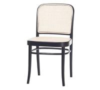 No 811 Dining Chair Rattan/ Black