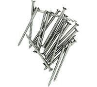 No.9 x 1.18 (4.5mm x 30mm) Slot Raised Countersunk Wood Screw - Stainless Steel (A2) (Pack of 20)