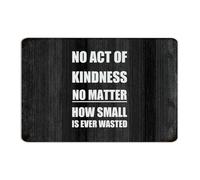 No Act of Kindness No Matter How Small Is Ever Wasted Country Metal Sign Farmhouse Patio Wall Art Plaques Wall Decor Aluminum Tin Signs for Front Door Garage Kitchen 12x18 Inch