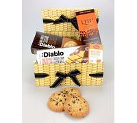 No Added Sugar Hamper - Diabetic-Friendly Chocolate & Sweet Gift Box - Luxury Wicker Gift Hamper for Mum, Nan, Grandma or Dad - Healthy Treats UK