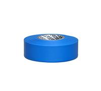 NO ADHESIVE, Presco Taffeta Roll Flagging Tape 2.5 mils thick, 1-3/16 in. x 300 ft. (Blue)