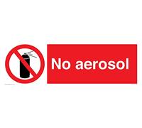 No aerosol Sign - 600x200mm - L62