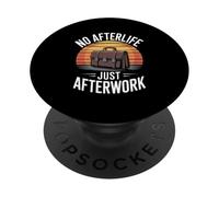 No Afterlife Just Afterwork Sunset PopSockets Adhesive PopGrip