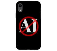 No AI Artificial Intelligence Crossed Out Red Circle Case for iPhone XR