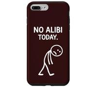 No Alibi Today Murder Mystery Dinner Detective Night Party Case for iPhone 7 Plus/8 Plus