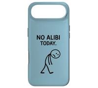No Alibi Today Murder Mystery Dinner Detective Night Party Case for iPhone Air