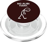 No Alibi Today Murder Mystery Dinner Detective Night Party PopSockets PopGrip for MagSafe