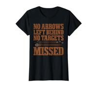No Arrows Left Behind, No Targets Missed Value Graphic T-Shirt, Women, Black, M