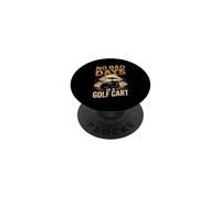 No Bad Days in a Golf Cart PopSockets Adhesive PopGrip