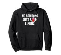 No Bad Days Just Bad Timing Cardio Drumming Pullover Hoodie