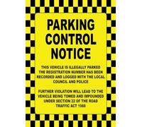 No Bad Parking Sign Ticket Notice Private Area Metal Sign Hard To Remove DETERRENT (Aluminium A5 (200x150mm) Approx)