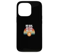 No Ban No Flag No Tax freedom finance power bitcoin Case for iPhone 13 Pro