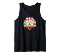 No Ban No Flag No Tax freedom finance power bitcoin Tank Top