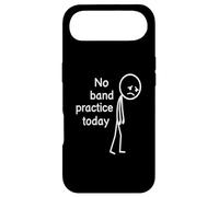 No Band Practice Today, Funny Sad Stickfigure Musician Case for iPhone Air